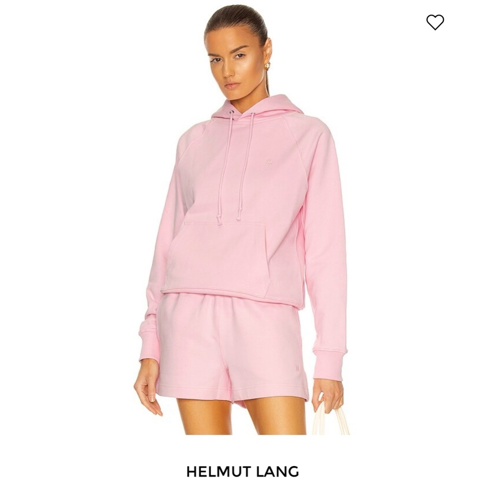 Helmut Lang shorts and hoodie set